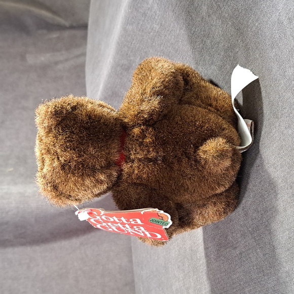 Vintage Gund Gunderbear Dark Brown Jointed Teddy Bear Toy VG 8" 1993 - Picture 4 of 16